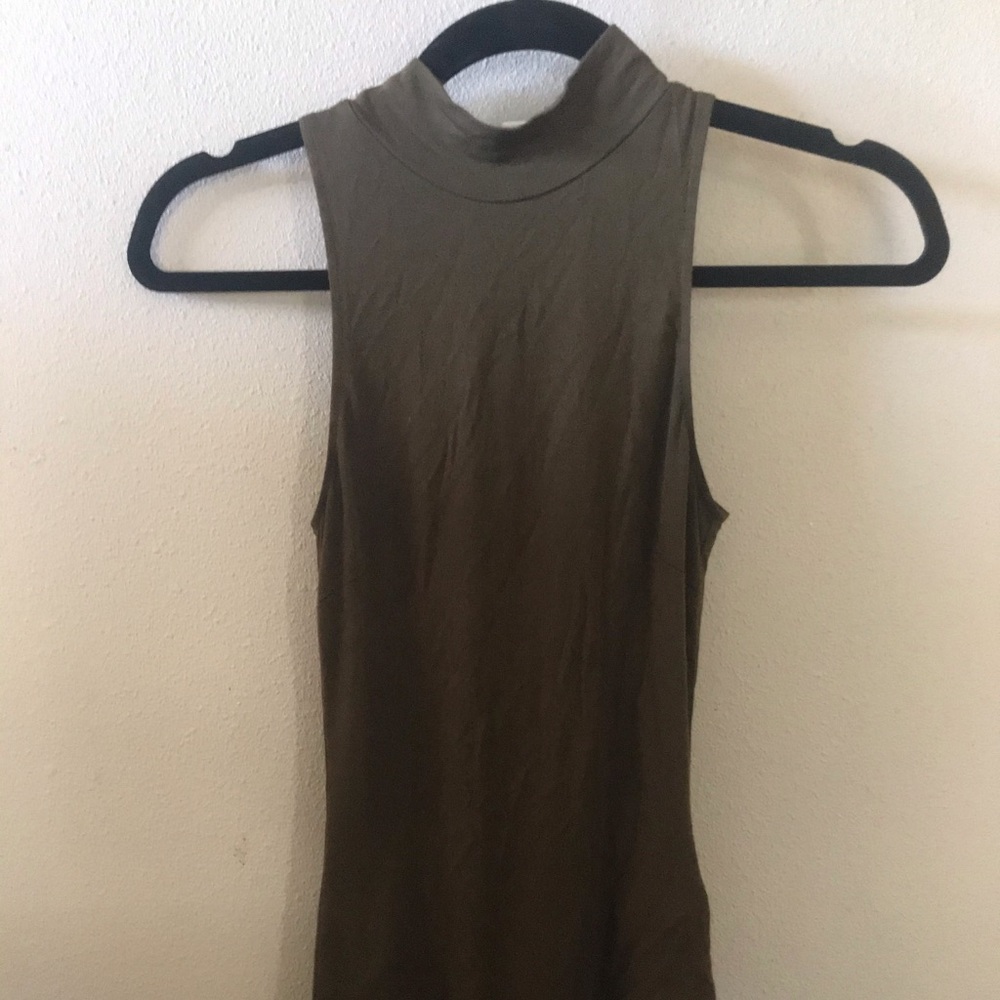 Olive green bodysuit
